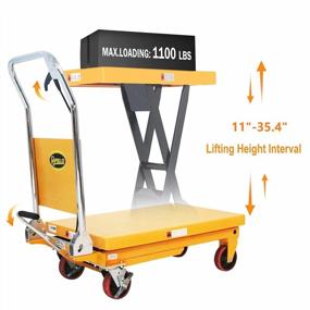 img 2 attached to APOLLOLIFT Hydraulic Scissor Lift Table/Cart With 1100Lbs Capacity And 35.4" Lift Height