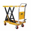 apollolift hydraulic scissor lift table/cart with 1100lbs capacity and 35.4" lift height logo