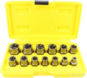 img 2 attached to ABN Bolt and Nut Extractor Sockets - 3/8 Inch Impact Socket Set for Stripped Bolts, 13 Piece