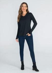 img 3 attached to Stay Fashionable And Comfortable With Hiverlay'S Long Sleeve Workout Shirts For Women - Perfect For Running And Athletic Activities!