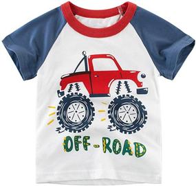 img 3 attached to Dino-mite Toddler Crewneck T Shirts: Boys' Tops, Tees & Shirts from JUNOAI