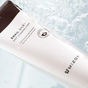 img 2 attached to Get Silky, Glowing Skin With MIZON Snail Deep Cleansing Foam - Gentle Exfoliation, No Irritation!