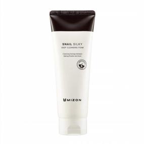 img 4 attached to Get Silky, Glowing Skin With MIZON Snail Deep Cleansing Foam - Gentle Exfoliation, No Irritation!