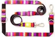 🐾 max & molly 6-in-1 hands free dog leash with ultra soft padded neoprene - latte xs (137009) логотип