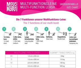 img 1 attached to 🐾 Max & Molly 6-in-1 Hands Free Dog Leash with Ultra Soft Padded Neoprene - Latte XS (137009)
