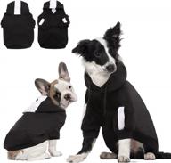 мягкая и уютная черная толстовка с капюшоном для собак с карманом, размер xs - пуловер с капюшоном perfect puppy одежда для домашних животных из теплого хлопкового материала от dasior логотип