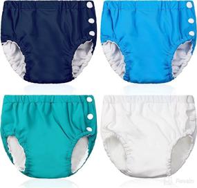 img 4 attached to Huukeay Diapers Reusable Adjustable Washable Diapering best for Cloth Diapers