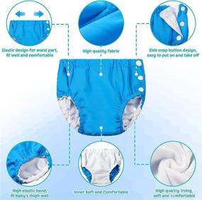 img 2 attached to Huukeay Diapers Reusable Adjustable Washable Diapering best for Cloth Diapers