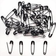 household mall 3/4-inch safety pins, black (1440 pieces) logo