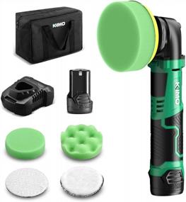 img 4 attached to Effortlessly Detail Your Car With The KIMO Cordless Buffer Polisher Kit - 5 Variable Speeds, Fast Charging, & Multiple Pads For Waxing, Scratch Removal, & Home Appliance Polishing