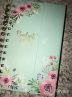 img 1 attached to Budget Planner - Budget Book, 12 Month Financial Organizer, Expense Tracker, Undated Finance Planner & Bill Organizer, 8.3" X 6.2" Monthly Budget Book, Account Book, Start Anytime, Inner Pocket, Stickers review by Tyler Fountas