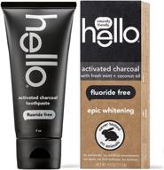 🦷 revitalizing your smile: introducing hello oral care activated toothpaste! logo