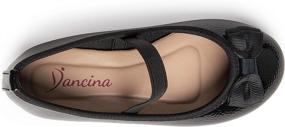 img 2 attached to Dancina Girls' Mary Jane Ballet Flats Shoes in Flats