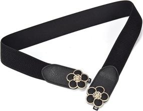 img 2 attached to Beltox Womens Elastic Stretch Fashion Women's Accessories at Belts