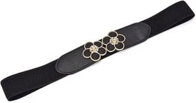 img 3 attached to Beltox Womens Elastic Stretch Fashion Women's Accessories at Belts