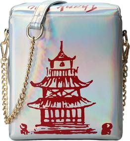 img 4 attached to QiMing Crossbody Shoulder Chinese Takeout Women's Handbags & Wallets : Totes