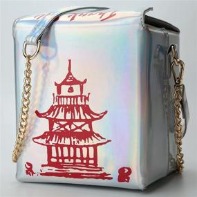 img 3 attached to QiMing Crossbody Shoulder Chinese Takeout Women's Handbags & Wallets : Totes