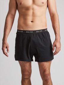 img 3 attached to Men'S Cotton Stretch Boxer Shorts 5-Pack