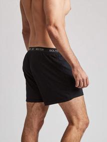 img 1 attached to Men'S Cotton Stretch Boxer Shorts 5-Pack