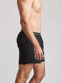img 2 attached to Men'S Cotton Stretch Boxer Shorts 5-Pack