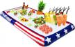 inflatable serving bars - keep your party food and drinks cool and within reach with finduwill buffet trays for indoor outdoor bbq picnic pool party supplies logo