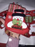 img 1 attached to 16 Pack Of 6-Inch Christmas Stockings By Dreampark - Santa, Snowman, Reindeer, And Bear Characters - Ideal Xmas Tree Ornaments And Decorations review by Andrew Vogel