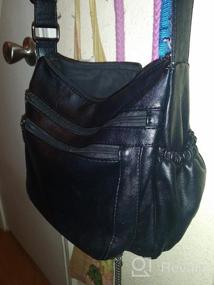 img 6 attached to Ayliss женская повседневная сумка через плечо в стиле ретро из мягкой искусственной кожи через плечо сумка-мессенджер