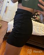 img 1 attached to Women'S Bodycon Pencil Mini Skirt With Asymmetrical Slit And Split Hem By Verdusa - Casual And Chic review by Kyle Rose