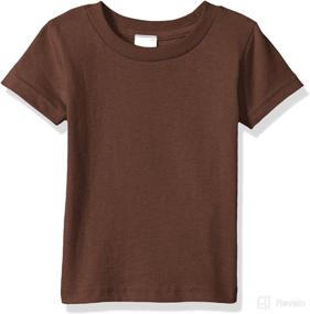 img 1 attached to Clementine Baby Girls' Soft Cotton Jersey 👶 Tees: Comfortable Short Sleeve Crewneck T-Shirt for Infants