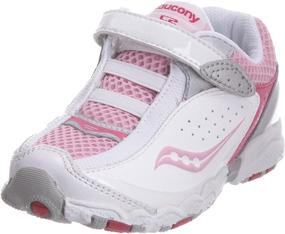 img 4 attached to Saucony C2 Running Little Toddler Girls' Shoes and Athletic