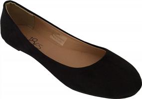img 2 attached to Step Up Your Style With Shoes8Teen'S 14 Color Ballerina Ballet Flats - Leopard & Solids