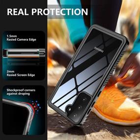 img 1 attached to Temdan Waterproof Samsung Protector Shockproof