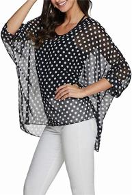 img 3 attached to 👚 LeaLac Summer Caftan Batwing L276 4397 Girls' Fashion - Tops, T-Shirts & Blouses