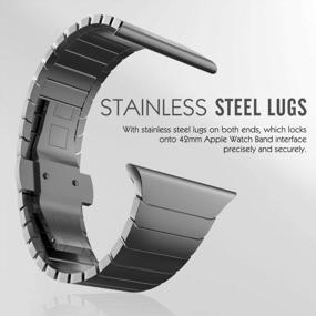 img 1 attached to Upgrade Your Apple Watch With Surace Ultra Band - Premium Stainless Steel Strap For Enhanced Style And Durability