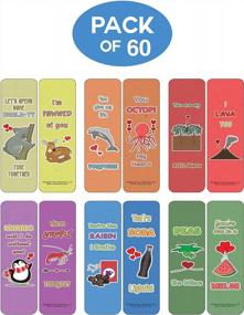 img 3 attached to 60-Pack Love Puns Bookmarks By Creanoso - Premium Quality Gift Idea For All Ages | Perfect For Stocking Stuffers, Party Favors & Giveaways On All Occasions