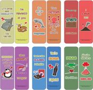 60-pack love puns bookmarks by creanoso - premium quality gift idea for all ages | perfect for stocking stuffers, party favors & giveaways on all occasions logo