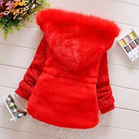 img 3 attached to 🧥 Urtrend Little Girl's Baby Toddler Kids Winter Outerwear Coat Jacket: Stylish and Warm Layers