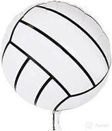 🎉 vibrant 10-piece volleyball sport theme birthday party decor: 18 inch aluminum foil balloons логотип