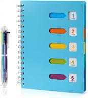 stay organized & colorful with kesoto a5 lined notebook and multicolored pen set logo