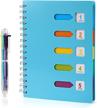 stay organized & colorful with kesoto a5 lined notebook and multicolored pen set logo