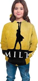 img 2 attached to Musicals Hamilton Hoodies Sweatshirt Outdoors Boys' Clothing - Fashion Hoodies & Sweatshirts
