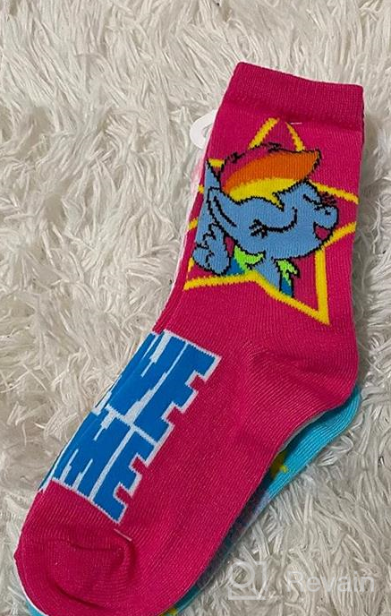 img 1 attached to 🦄 My Little Pony Girls 3 Pack Crew Socks - Colorful and Cute Accessories for Young Fans review by Allan Duman