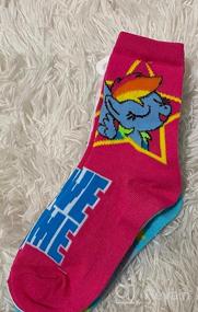 img 5 attached to 🦄 My Little Pony Girls 3 Pack Crew Socks - Colorful and Cute Accessories for Young Fans