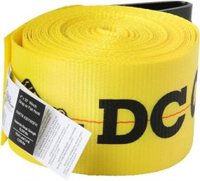 img 3 attached to 🔒 10 Heavy Duty Flatbed Winch Straps with Flat Hooks - 4"x30' Trailer Tie Downs for Trucks and Trailers - Ratchet NOT Included