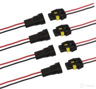 winka hb4 bulb sockets female adapter wiring harness connector for headlight fog - pack of 4 logo