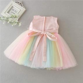 img 1 attached to Stunning Baby Girls Lace Tulle Dresses For Christening, Birthday, Wedding & Bridesmaid Parties - Meiqiduo Collection