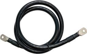 img 3 attached to 🔌 Premium Renogy 5Ft 4/0 AWG Battery Inverter Cables - Ideal for 3/8 In Lugs