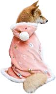 🐶 fulvara warm dog coat and fleece pet clothes: soft, multi-functional, washable & cozy blanket cover for dogs логотип