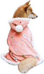 img 4 attached to 🐶 Fulvara Warm Dog Coat and Fleece Pet Clothes: Soft, Multi-Functional, Washable & Cozy Blanket Cover for Dogs