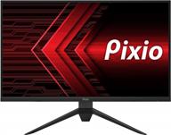 pixio px277p 27" freesync esports monitor - 2560x1440p, adaptive sync, flicker-free, frameless design, swivel adjustment, hd display logo